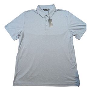 Travis Mathew Knot On Call Golf Polo Heather Faded Denim Size XXL NWT